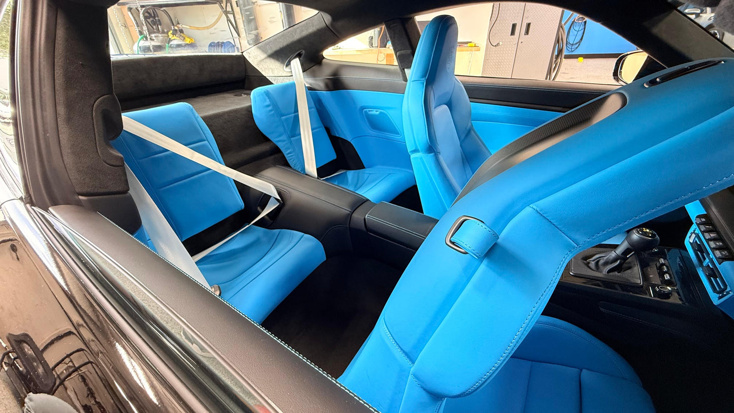 992 GT3 GT3RS Rear Seat Belt Conversion