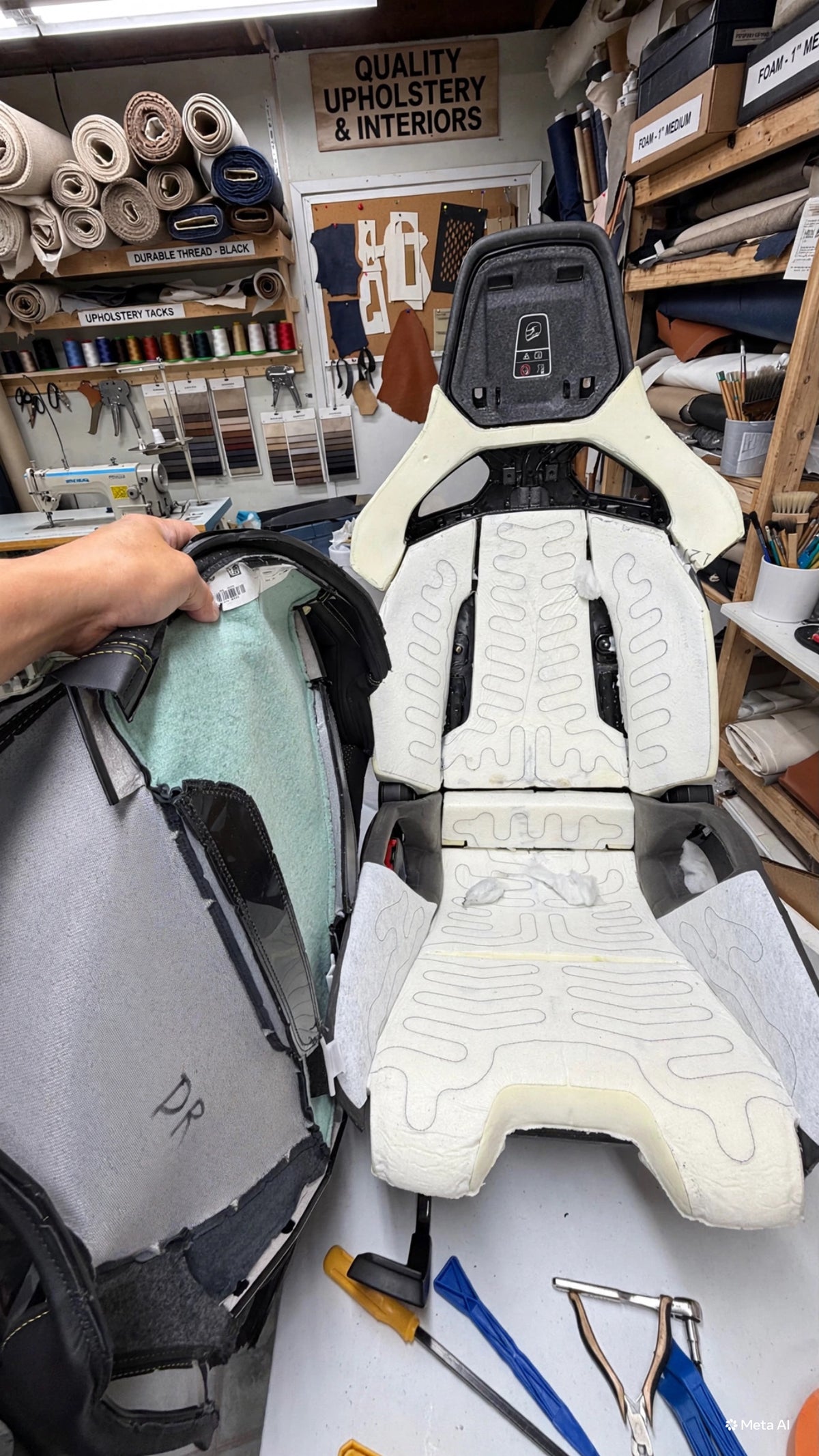 992 Bespoke Seat Inserts for Foldable Carbon Bucket