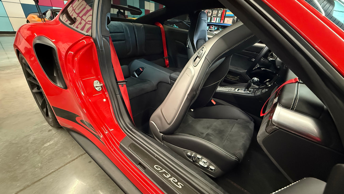 991 GT3 GT3RS Rear Seat Belt Conversion