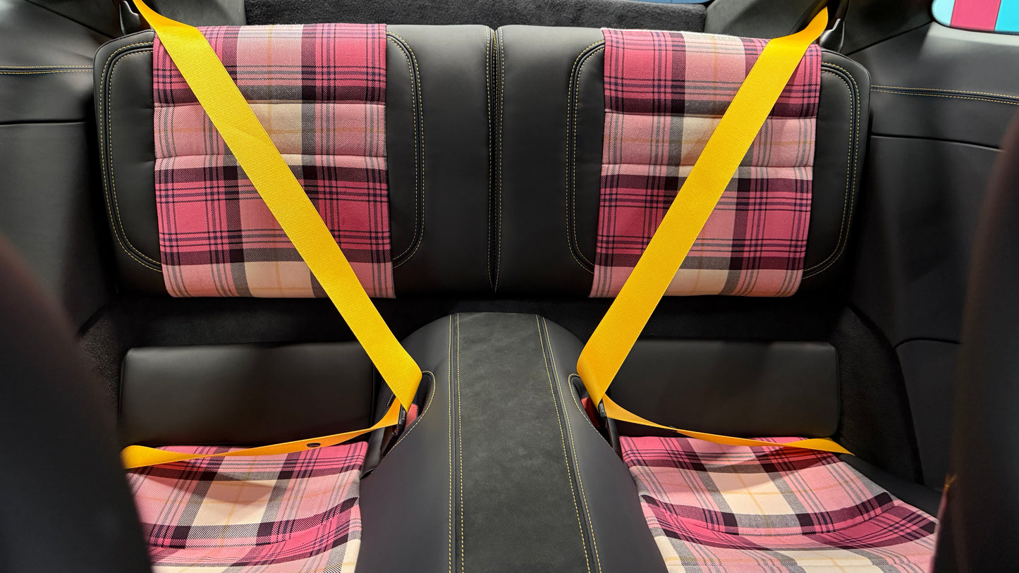 991 GT3 GT3RS Rear Seat Belt Conversion