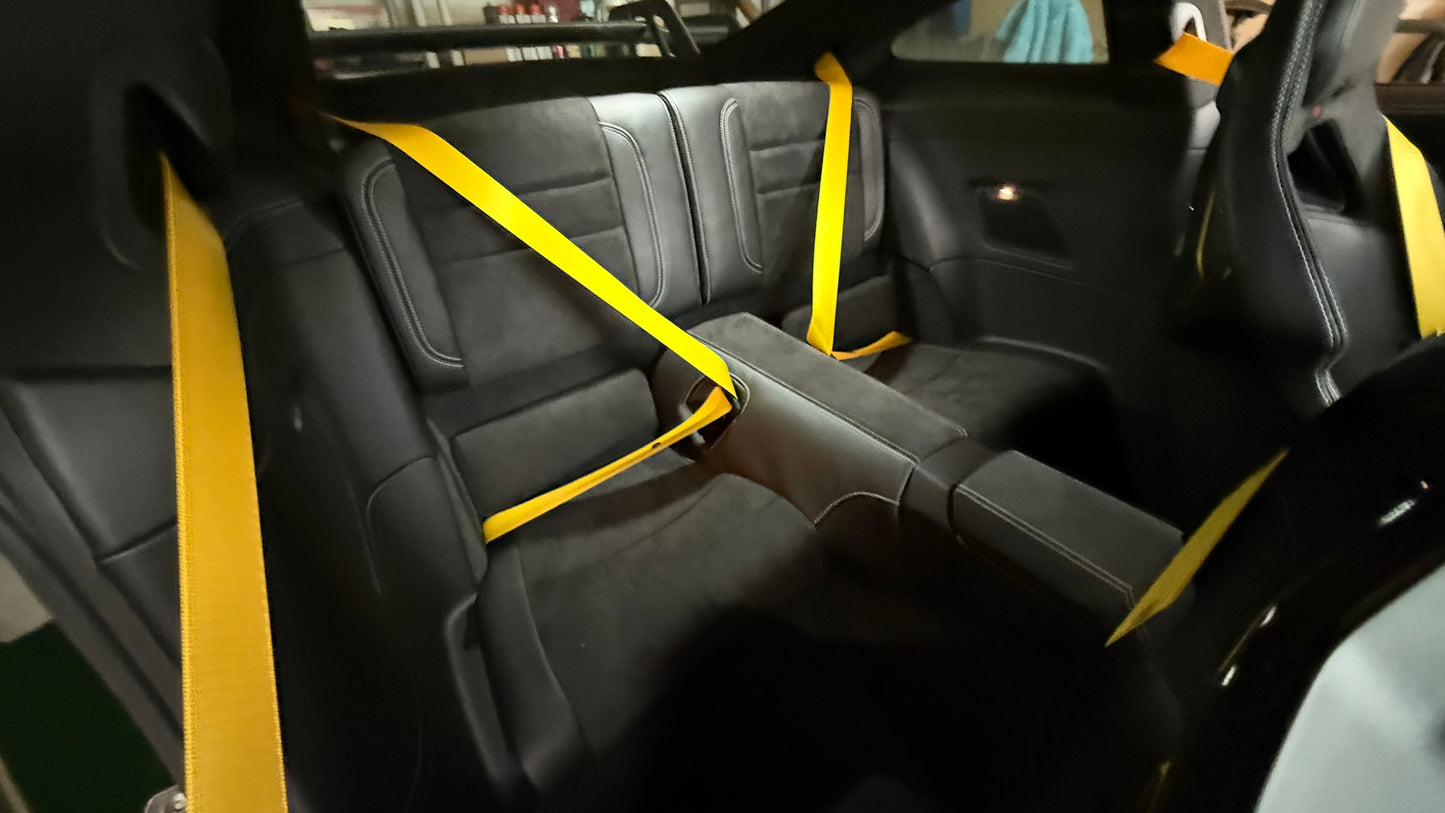 991 GT3 GT3RS Rear Seat Belt Conversion